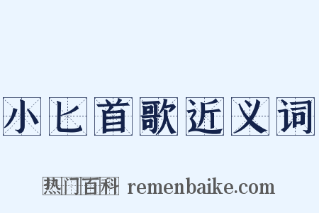 小匕首歌近义词是什么意思的图片